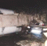 葫芦岛：路滑油罐车侧翻 救援现场险象环生（图） - 辽宁频道