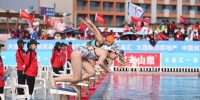 国内外冬泳爱好者欢聚金石滩 - 中国在线