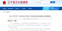 2021年5月17日0时至19时辽宁新型冠状病毒肺炎疫情情况 - 中国在线
