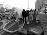 管线漏水 泰山路一路口“雾蒙蒙” - Syd.Com.Cn