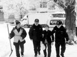 儿子做环卫 忙着除雪迷路老妈被民警送回家 - Syd.Com.Cn